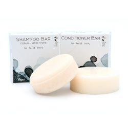 Festes Shampoo & Conditioner Set - Alle Haartypen - Ohne...
